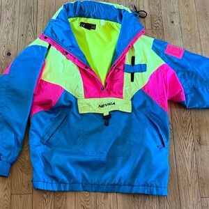 VINTAGE Nevica Colorblock Ski Jacket